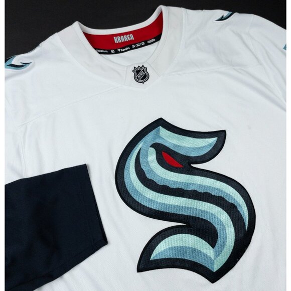Seattle Kraken Hockey Jersey Men's 2XL Fanatics Breakaway Giordano #5 White Away - Picture 4 of 16